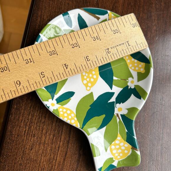 Crate and barrel trivet spoon rest lemons ceramic - Picture 7 of 7